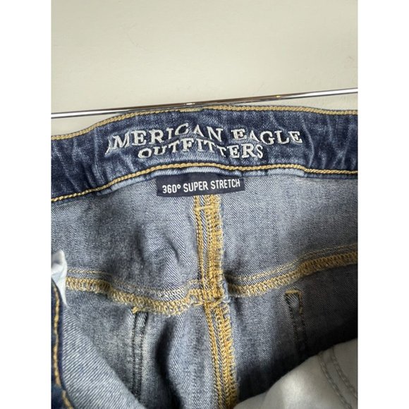 american Eagle High Rise Jeggins Womens sz 14 short skinny 360 Super Stretch - Picture 4 of 4